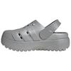 Adilette Platform Clogs Women's Silver Sneakers JQ9879