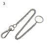 Стальной кошелек, пояс-цепочка, брюки, брелок для ключей, брелок с защитой от потери