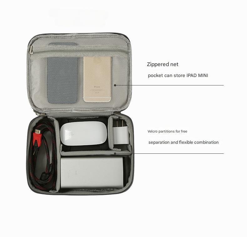 Сумка для хранения данных, мобильного кабеля, Power Bank, зарядного кабеля, дорожная, портативная, для цифровых аксессуаров
