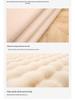Cream Velvet Bubble Style Bedroom Carpet Mat
