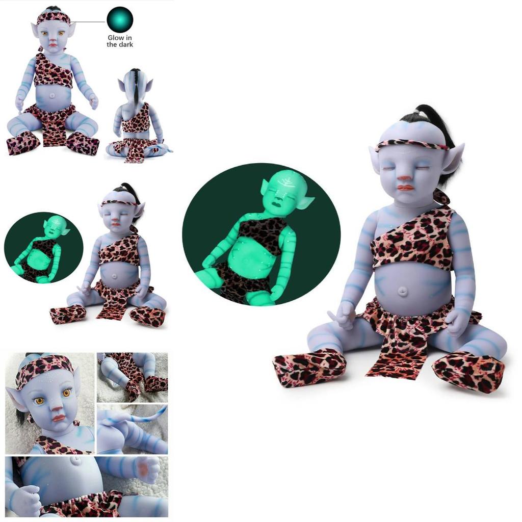 Светящаяся кукла-аватар Невероятно реалистичный реборн-младенец 12 дюймов