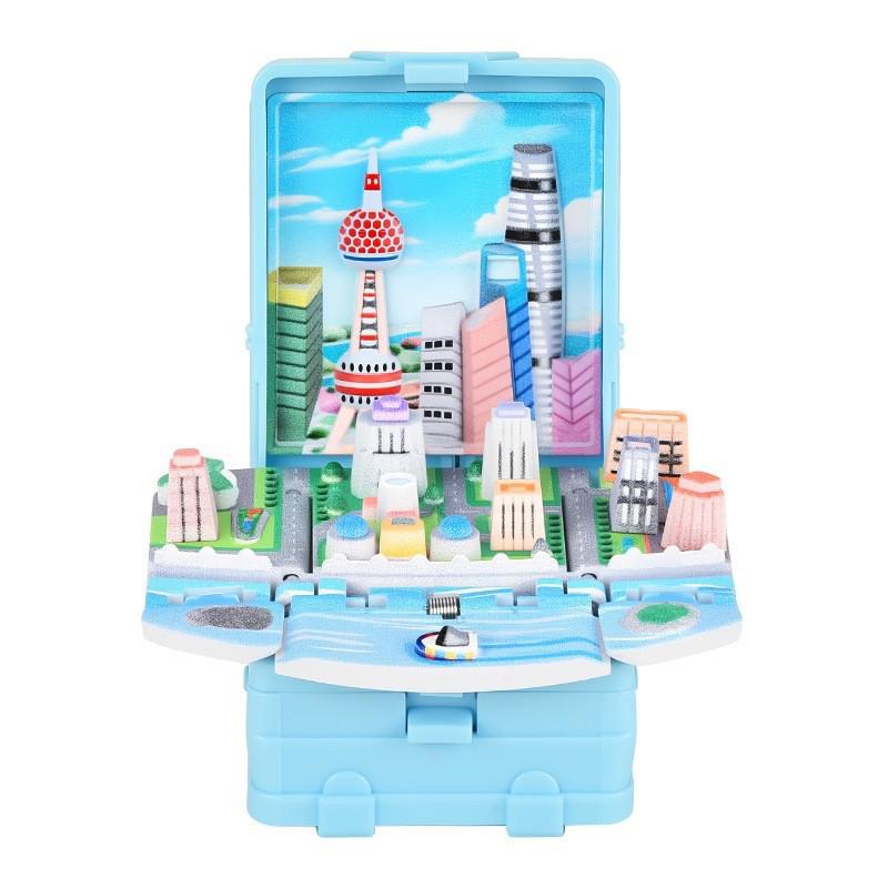 3D Динозавр Взрывающаяся Книга и Брелок Астронавт Замок - Образовательный, Креативный Декоративный Элемент для Снятия Стресса