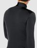 Mizuno Bio Gear Shirt HN Training Size M Fleece-Lined Wear, 32MA0500, Men's, Black/White,