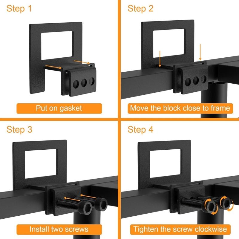 4PCS Metal Bed Frame Support Brackets Quick Tool Release Setups Nonslip Pad Suitable for Most Bed Size top sale
