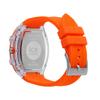 Авторизованный дистрибьютор Ice Watch Часы унисекс 024285 ICE boliday Прозрачный оранжевый скелетонированный пластик Дата День недели 24-часовой счетчик Средний корпус Форма бочки