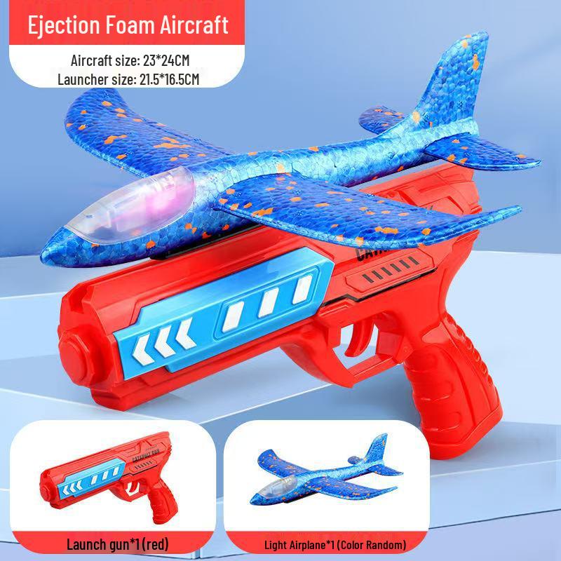 Popular Internet Star Catapult Airplane Toy - Foam Light Launcher for Boys and Girls