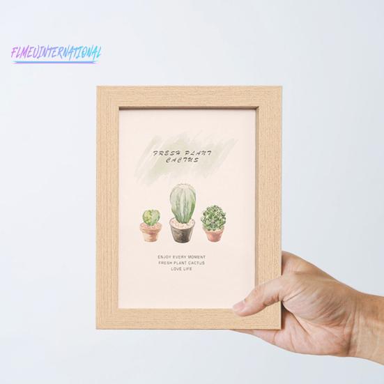 8/10-дюймовая деревянная фоторамка - стеклянная задняя поддержка высокой четкости, современный сверхмощный настольный дисплей, декоративная рамка, товары для дома