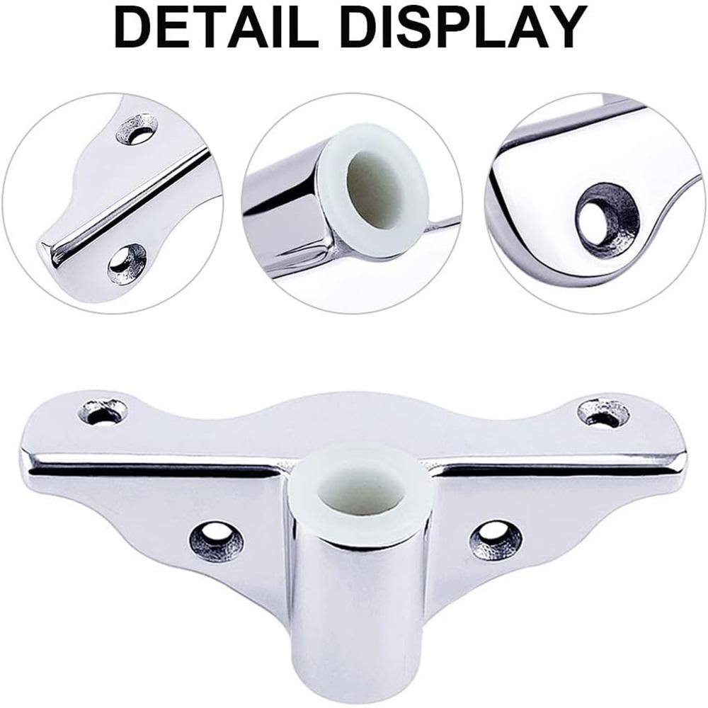 Stainless Steel 316 Side Mount Rowlock Boat Row Lock Oarlock Support Bracket Oar Sockets Marine Yacht Kayak Canoe Accessories