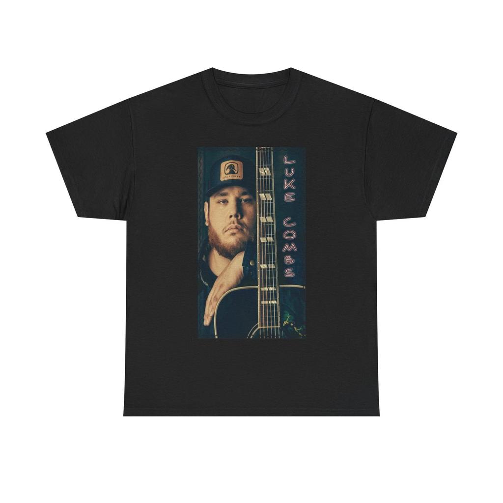 Luke Combs Tshirt Retro Country Music Graphic Unisex Heavy Cotton Tee