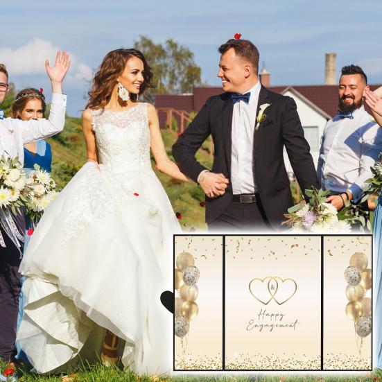 Гостевая книга помолвки Книга подписей на счастливую помолвку Гостевая книга подписей на помолвку Подарки для молодоженов Поздравления почти молодоженам