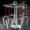 500ml Crystal Goblet Clear Wine Decanter Glass Cup Glassware Rotating Glass Wine Glasses  Whiskey