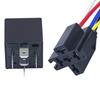 With Harness Relay Socket Power Switch 12V 24V 40A Automotive Relay 4Pin 5Pin 4P 5P Car Relay
