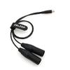ZBLZGP Ambient Recording TA5F Double XLR Male Adapter Cable - 3-Pin