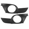 ABSOPRO Fog Light Grille Cover Left and Right Compatible with Nissan Altima 2013 2014 1 Pair Trim, Side, 2015, Black,