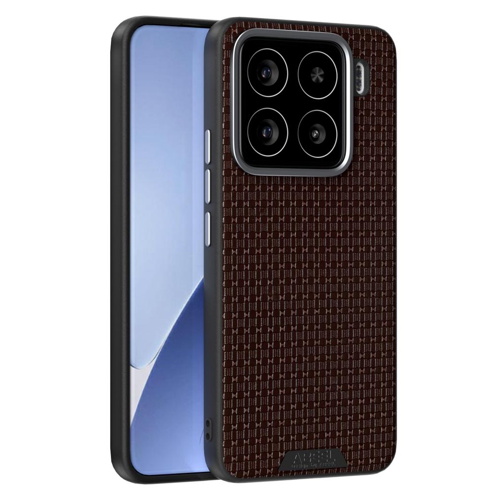 ABEEL Чехол для Xiaomi 15 Совместимый с MagSafe Текстурированная задняя крышка с микро-тиснением