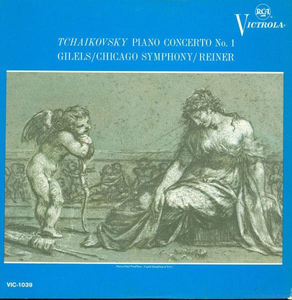 LP Record PYOTR ILYICH TCHAIKOVSKY / EMIL GIL - Piano Concerto No. 1 VIC1039 RCA Victrola Re Canada Classical Used