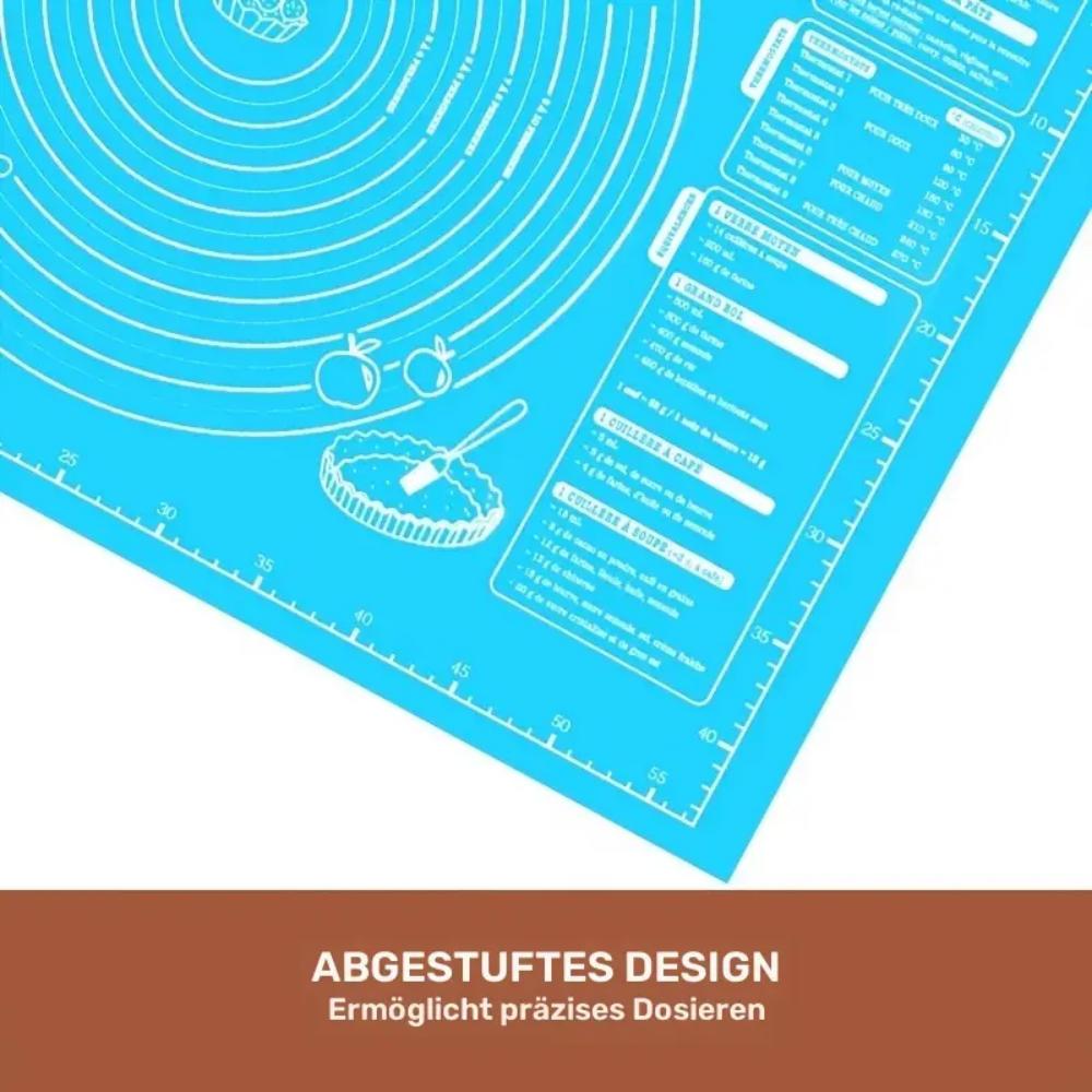 Kneading Pad, Silicone Baking Pad, Pizza Cake Dough, Flour Rolling Pad, Cooking and Barbecue Small Tools, Baking Mold, Placemat