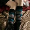 Christmas Gift Warm Wool Knitted Leg Warmers Footless Calf Socks Boho Winter Protective Stocking For Women Girls
