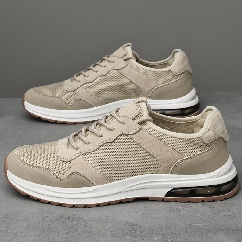 Модная мужская обувь из натуральной кожи, новые модные мужские кроссовки, удобная легкая повседневная обувь для прогулок на открытом воздухе, теннисная обувь для мужчин