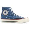 Converse 1970-е Chuck Taylor All Star hi Повседневная Мода Высокие парусиновые Унисекс Светло-голубые