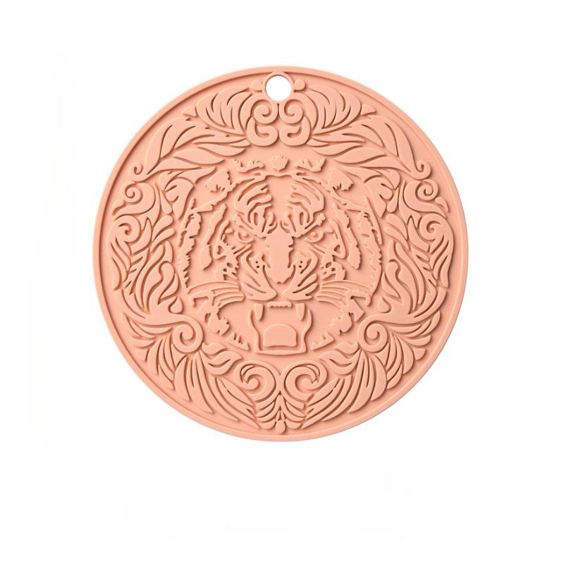 Кухонный силиконовый коврик Круглая подставка Водонепроницаемая подставка под приборы Термостойкая подставка под кастрюлю Подставка под чашку Украшения для дома и столовые принадлежности