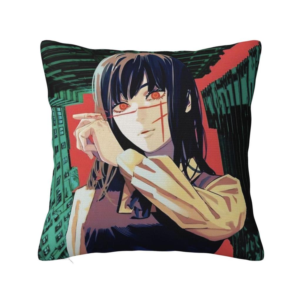 Yoru Chainsaw Man War Devil Pillow Covers Car Asa Mitaka Cushion Cover Cool Home Decoration Pillow Cover 40*40