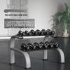 E-Langyan Coated Pure Steel Fixed Dumbbell Set