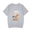 ONE PIECE Аниме Одежда Модные Футболки Свободные Повседневные Топы с Круглым Вырезом для Женщин Мужчин Футболки с Коротким Рукавом