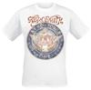Aerosmith Иконический Логотип Aero Force One Принт Хлопковая Футболка Унисекс Дышащая Одежда для Концерта Рок-Фаната Футболка с коротким рукавом