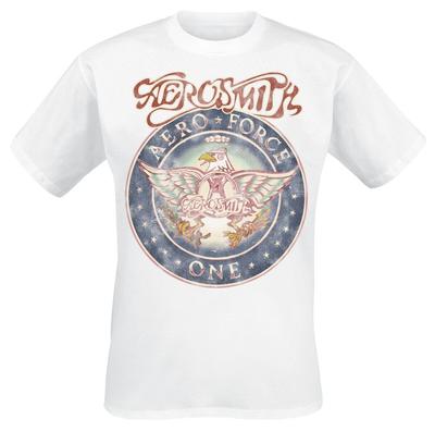 Aerosmith Иконический Логотип Aero Force One Принт Хлопковая Футболка Унисекс Дышащая Одежда для Концерта Рок-Фаната Футболка с коротким рукавом