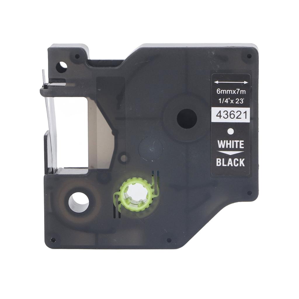 Лента для этикеток шириной 6 мм, длиной 23 фута, водонепроницаемая, маслостойкая, ПЭТ, прозрачная, для этикеток LMPC 16596 L