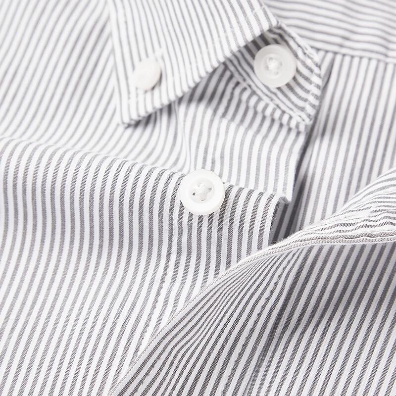SEPTWOLVES Мужская рубашка Оксфорд с длинным рукавом в стиле business casual
