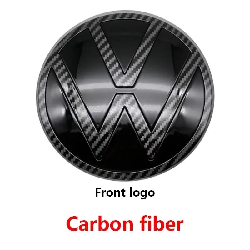 New 2026 1Pc 139mm 110mm For VW Logo ABS Emblem Car Hood Front Grill Rear Trunk Badge Accessory VW Polo 2019 2020 2021 2022 2023 2024 PW7