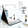 Portable Leather Foldable Makeup Mirror - Large, Thickened, Desktop High-Definition Dressing Mirror