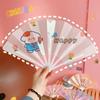 Cartoon Folding 7-fold Fan Portable Plastic Gifts Cartoon Folding Fan Home Decoration PP Hand Held Fan