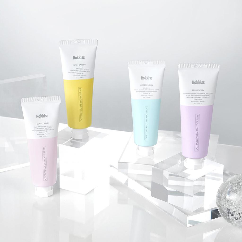 Cotton Candy Hand Cream 4-Piece Set (2 Sets)