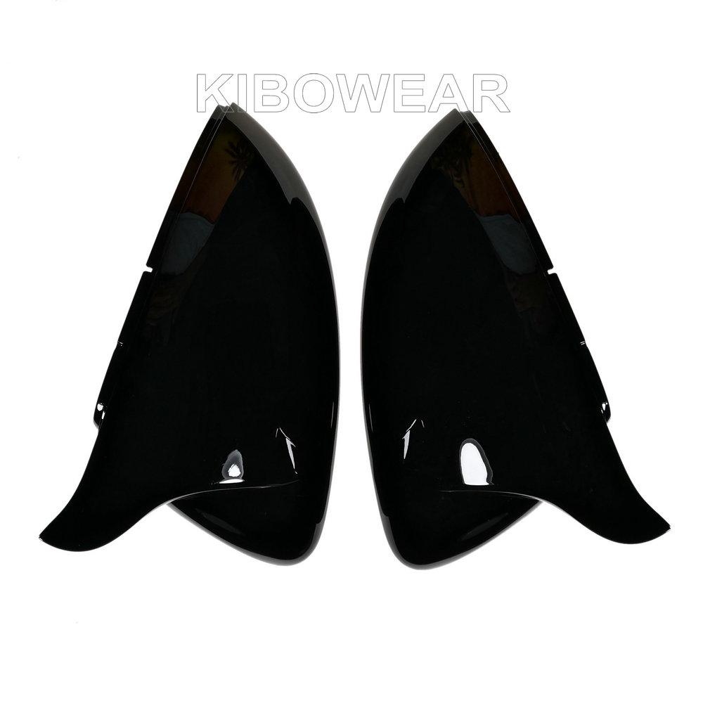 Черная боковая крышка зеркала в форме рога для VW Golf 7 MK7 7,5 GTD R GTI GTE VII Cap E-golf Sportsvan 2013 2018  