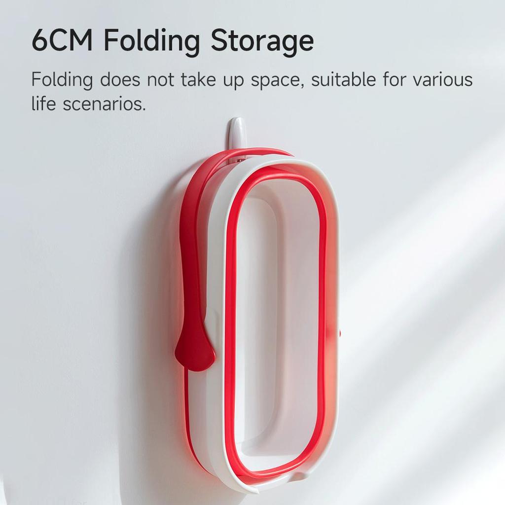 Складное ведро Xiaomi Yijie большой емкости, небольшого размера, емкость 12 л, складная высота хранения 6 см | Многофункциональный инструмент