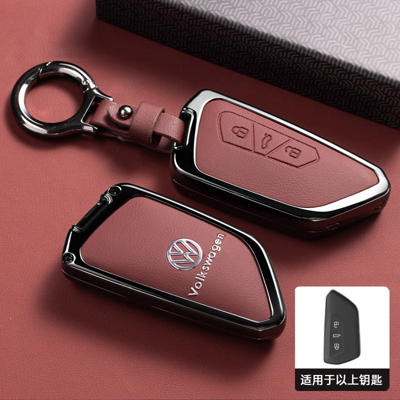 T26Alloy Car Remote Key Case Cover Protector Shell Bag for VW Volkswagen ID.3 ID.4 Golf 8 2022 2023 MK8 Auto Keychain Accessories