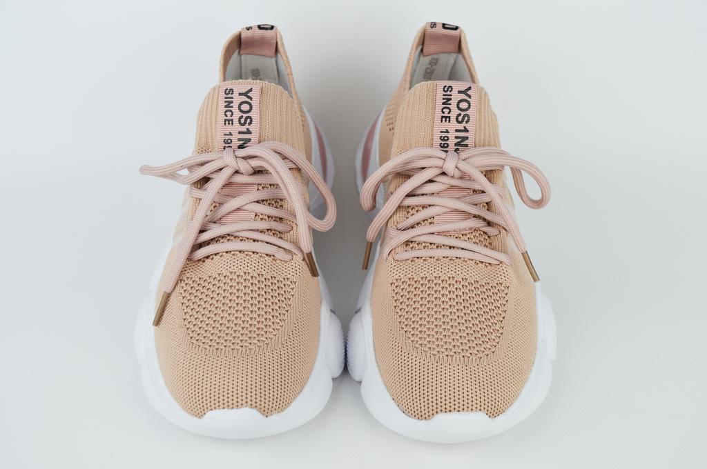 Кроссовки текстильные Lonza 2303 36 Пудровый