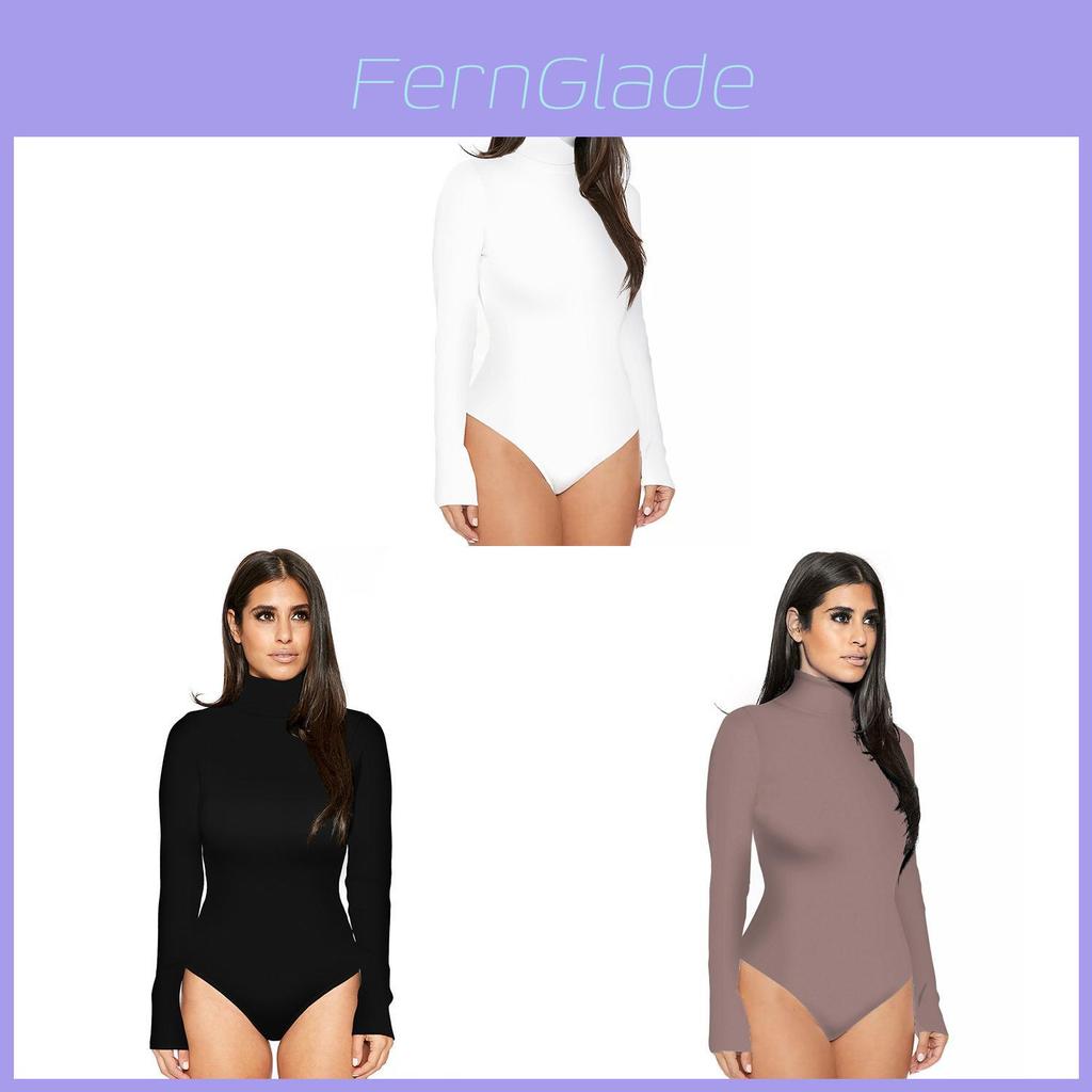 Urban Style Bodysuit For Women With Milk Silk Fabric And Button Details For Casual Wear