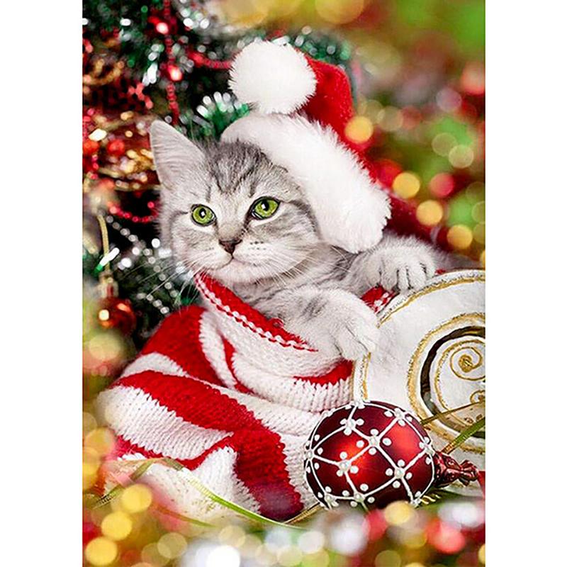 Snowman Diamond Diy Painting 5d Full Round Drill Mosaic Santa Claus Diamond Embroidery Cross Stitch Home Decor Christmas Gift