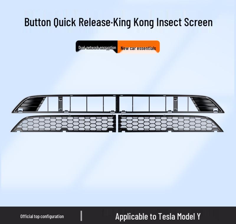 Tesla Model 3/Y Removable Insect Screen Center Air Intake Decor Accessory