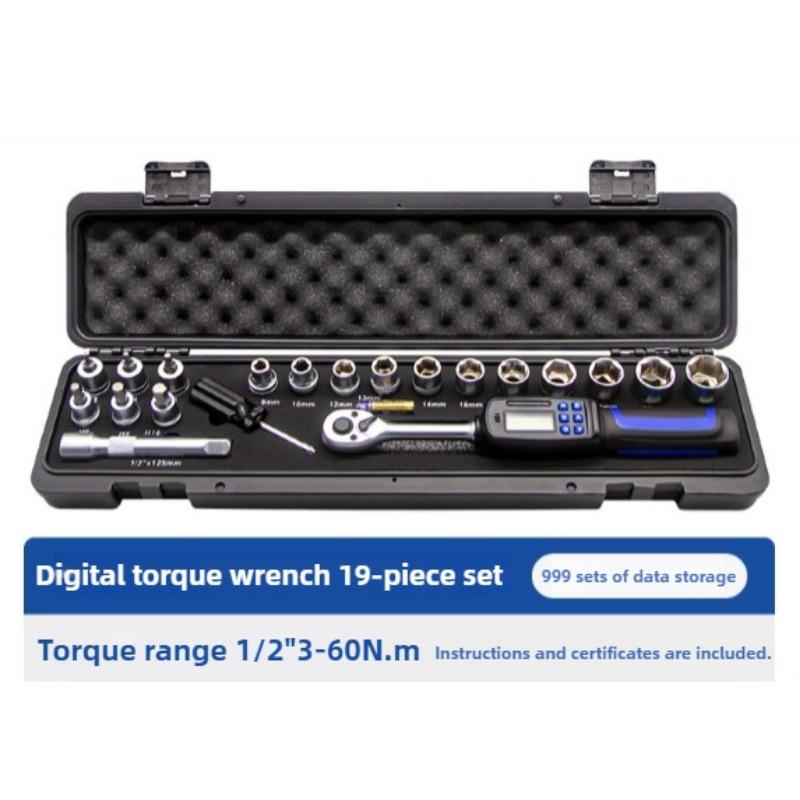 Портативный цифровой динамометрический ключ Высокоточный электронный гаечный ключ Регулируемый электроинструмент для ремонта автомобилей