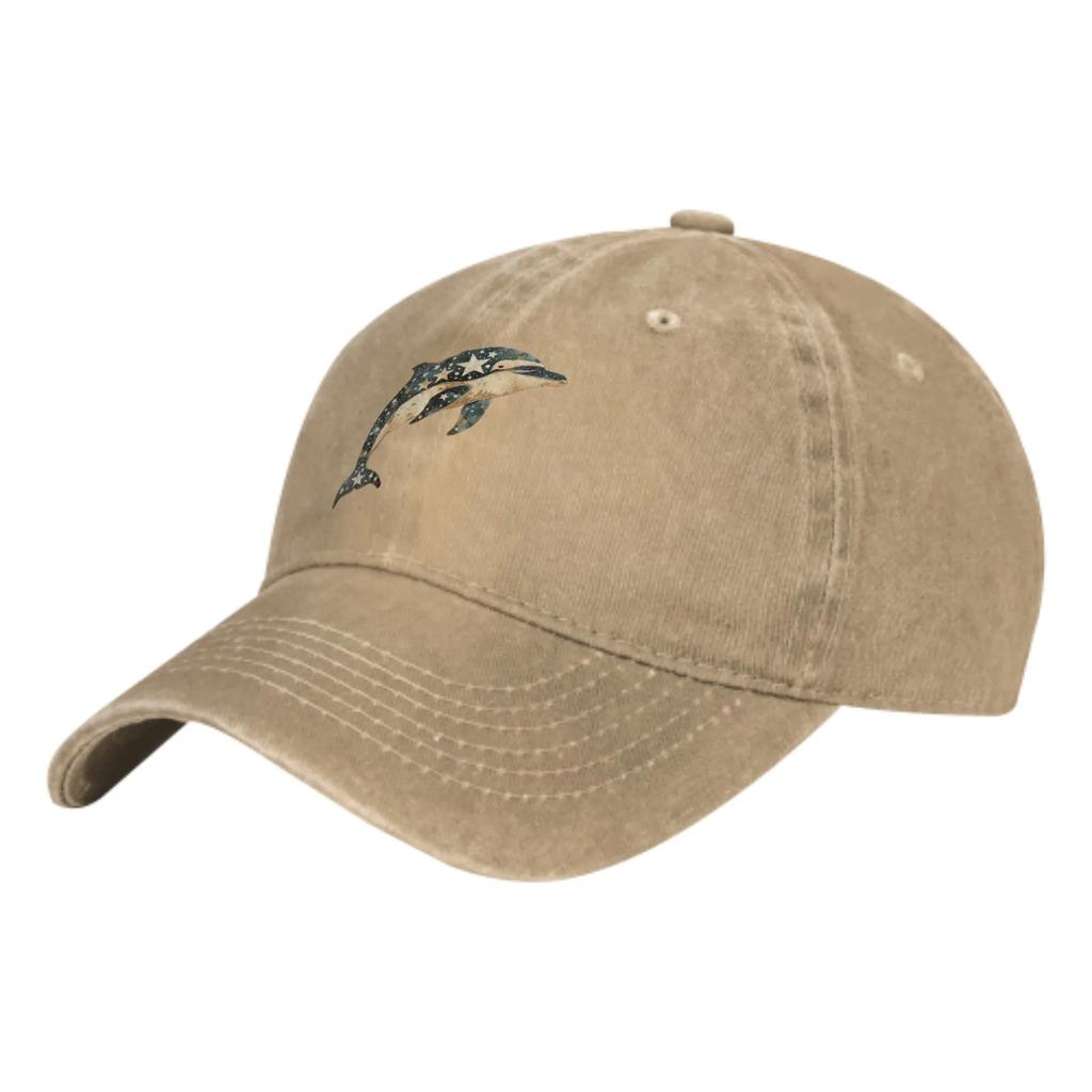 Star Dolphin Summer Classic Fashion Men Trucker Hat Cotton Breathable Women Cowboy Cap Outdoor Leisure Basketball Caps