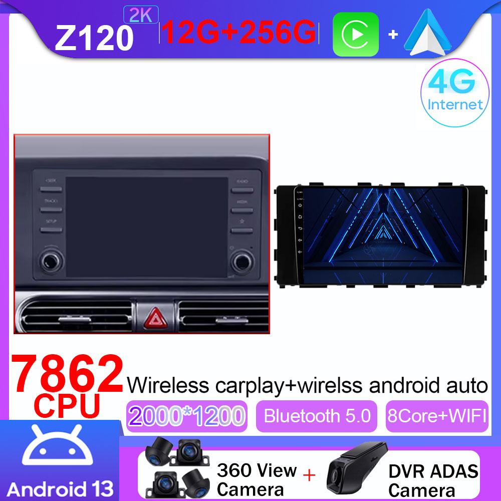 Android 13 автомобильный радиоприемник мультимедиа видеоплеер навигация GPS для Hyundai Stargazer 2022 - 2025 WIFI 4G головное устройство Carplay Auto BT