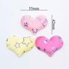 24 шт. 55*42 мм, плюшевые бронзовые узоры, аппликации в форме сердца для одежды, шляпа, нашивки для шитья, головные уборы «сделай сам», заколки для волос, аксессуары с бантом
