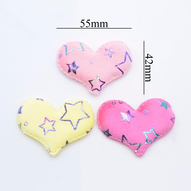 24 шт. 55*42 мм, плюшевые бронзовые узоры, аппликации в форме сердца для одежды, шляпа, нашивки для шитья, головные уборы «сделай сам», заколки для волос, аксессуары с бантом