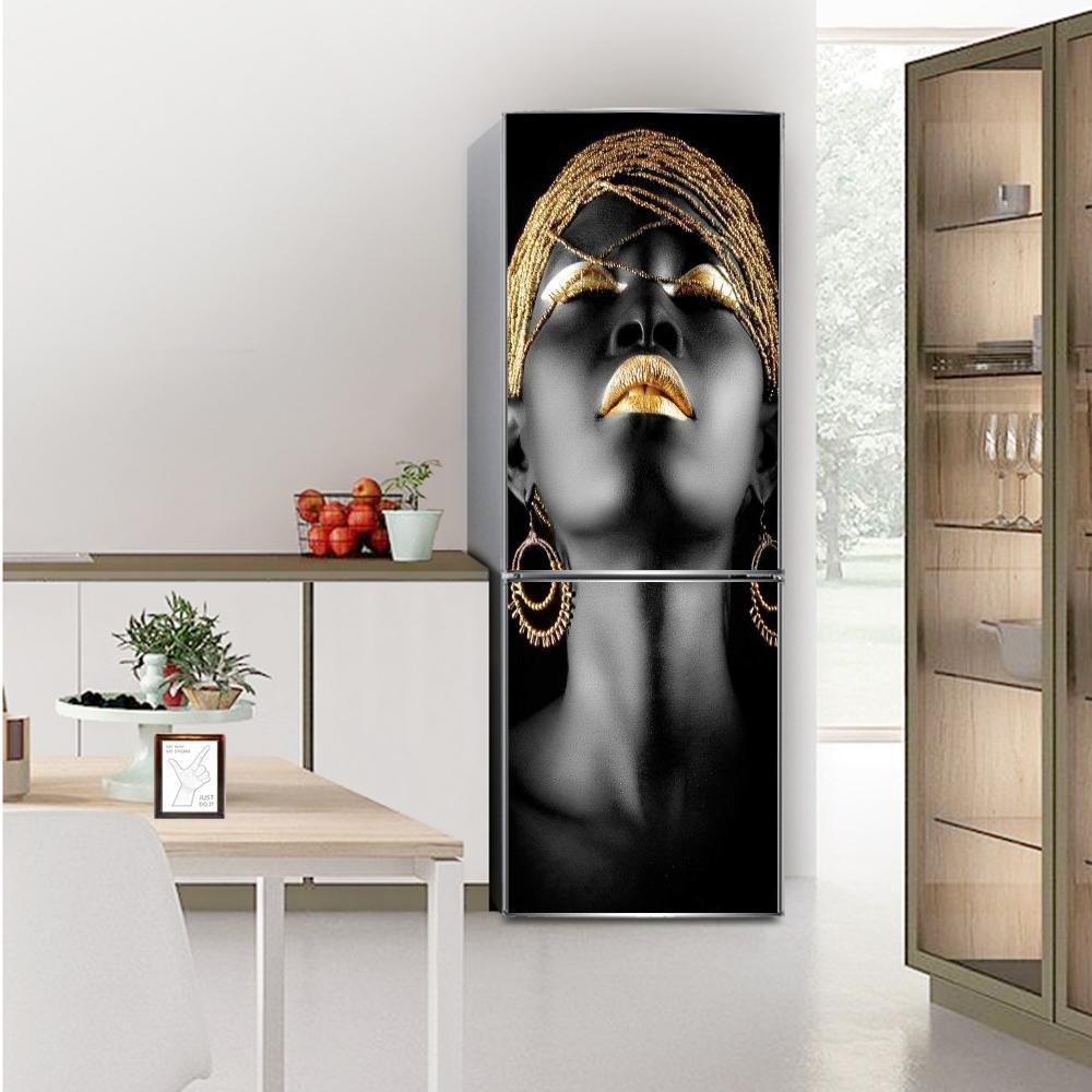 Серые крутые обои для холодильника, овечий череп, вино, самоклеящаяся виниловая наклейка, украшение для кухни, холодильника, наклейка на стену, шкаф