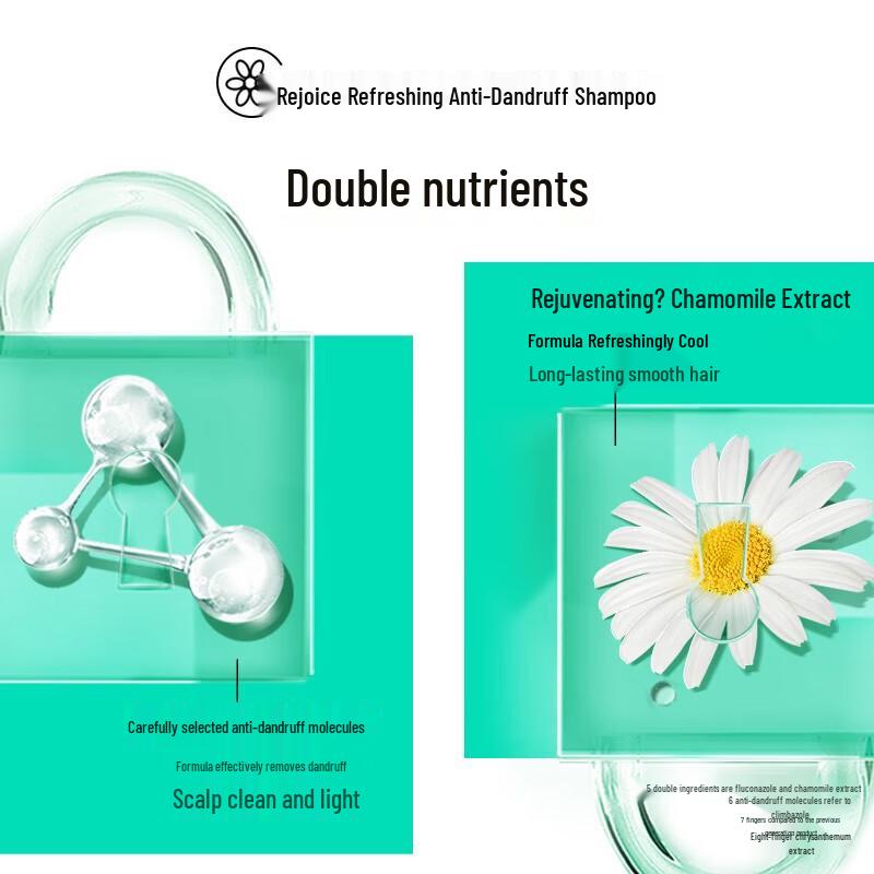 Rejoice Refreshing Anti-Dandruff Shampoo & Ginseng Conditioner Set